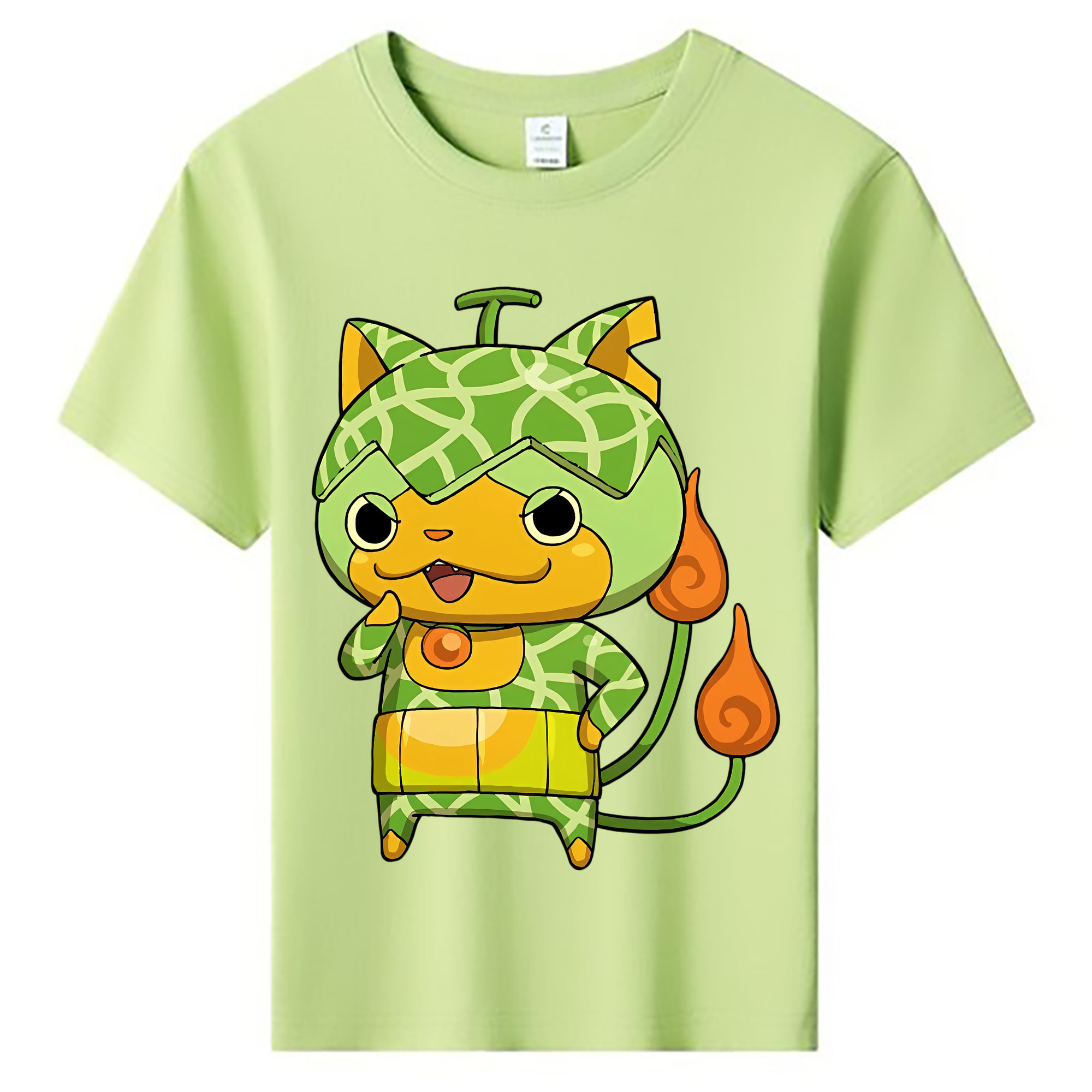 （画像用） 妖怪ウォッチ Yo-kai Watch 綿100％キッズTシャツ（フロントプリント）